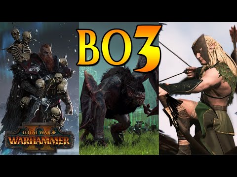 Live B03 Showdown | Norsca, Vampire Counts & Wood Elves - Total War Warhammer 2