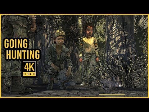 [4K] The Walking Dead The Final Season: Hunt with Louis and Aasim, Rabbit Season & Where’s the Candy