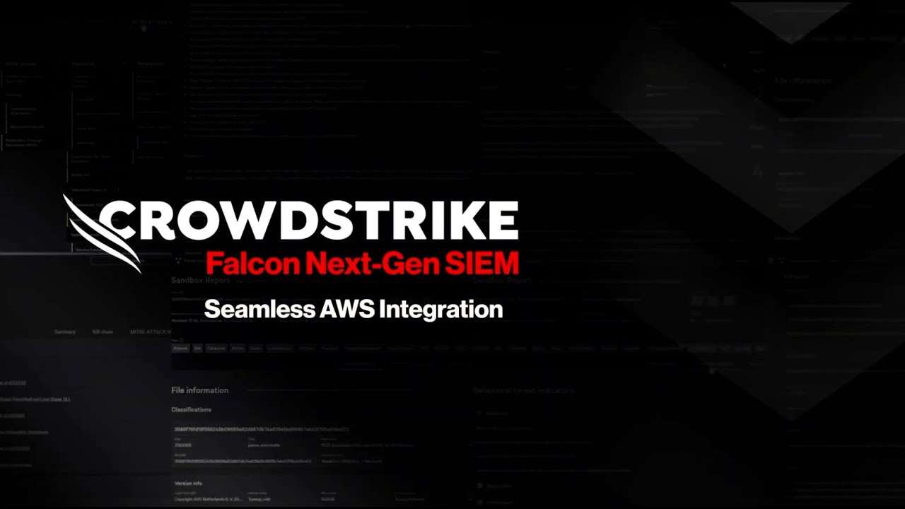 Secure Your AWS Cloud with Falcon Next-Gen SIEM: Seamless Integration & Intelligent Detection