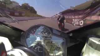 Aprilia RSV4 vs KTM RC8R on ZOLDER