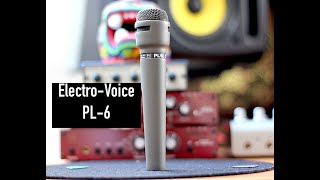 Video thumbnail for One Mic Song series #2 Electro-Voice PL-6 Vintage Microphone by esegonza