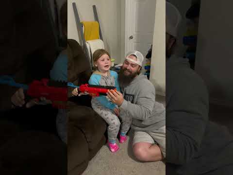 Dad Ties Dental Floss to Daughter’s Tooth and Nerf Gun Then Pulls the Trigger