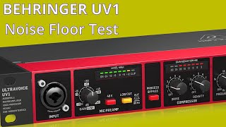 Video thumbnail for Behringer UV1 microphone preamp noise floor test for analogue output using Tech Tone Stellar X2 by David Harry Uncut