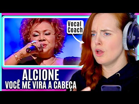 So LOW! First Time Hearing Alcione | Vocal Coach BREAKS DOWN 'Você Me Vira a Cabeça'