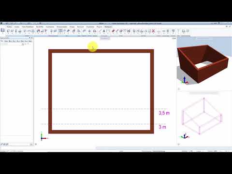 Satteldach durch zwei Höhenpunkte