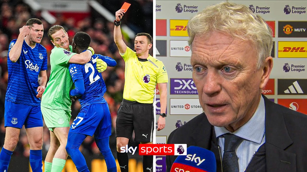 "I quite like my players fighting each other" | David Moyes reacts to Idrissa Gueye's red card