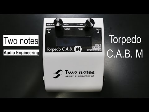 Two notes Torpedo C.A.B. M Demo Video by Shawn Tubbs