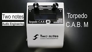 Video thumbnail for Two notes Torpedo C.A.B. M Demo Video by Shawn Tubbs by Shawn Tubbs