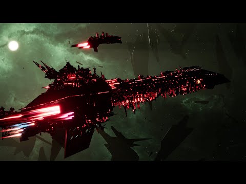 Skalgrim Mod 2021: Erebus - Word Bearers vs Imperial Navy - Battlefleet Gothic Armada 2