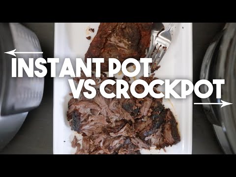 SLOW COOKING - Instant Pot vs Crock Pot | Kravings