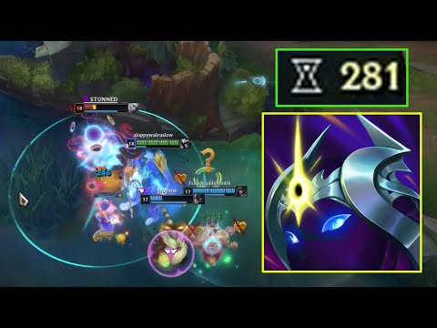 Gragas with 281 Ability Haste