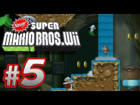 Newer Super Mario Bros. Wii - 100% Co-op Walkthrough Part 5