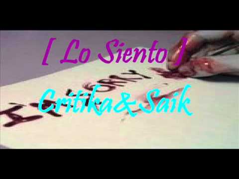 Crítika & Sáik - Lo Siento (Audio)