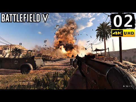 Battlefield 5 Campaign Gameplay Walkthrough Part 2 - PC 4K 60FPS No Commentary