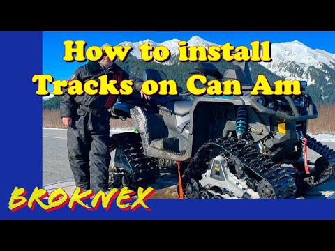 How to install Can Am Apache Tracks on Can Am Outlander Max XT