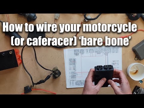Wiring a motorbike (or caferacer) 'Bare Bones' (part 2 of 2)