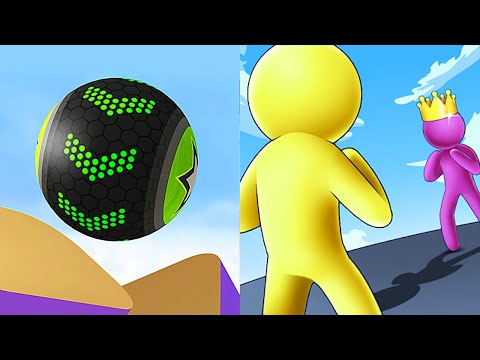 Going Balls vs Giant Rush - Android, iOS All Levels Epic Gameplay KD0CUF6