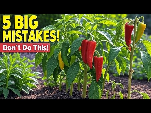 5 Pepper Growing Mistakes to Avoid