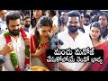 Hero Manchu Manoj With His Fiancee Bhuma Mounika Reddy Visits Ganesh Mandapam TRT Colony DC