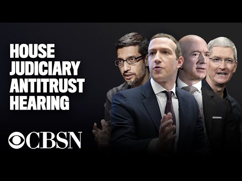, title : 'Live: Google, Facebook, Amazon, Apple CEOs testify before House Judiciary antitrust subcommittee'