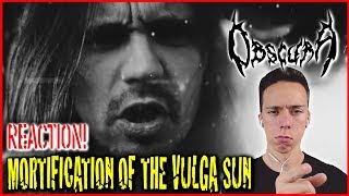 OBSCURA - Mortification of The Vulgar Sun (Reaction &amp; Review)