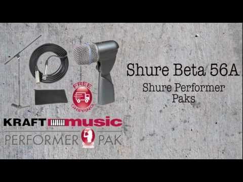 Shure Beta 56A Dynamic Drum & Instrument Microphone TRIPLE PERFORMER PAK image 3