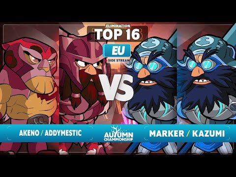 Marker & Kazumi vs Akeno & Addymestic - Elimination Top 16 - Autumn Championship 2023 - EU 2v2