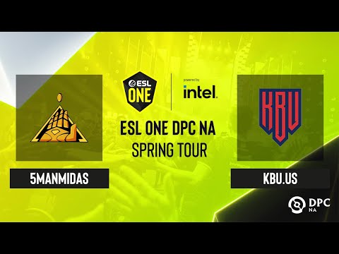 Dota2 - 5ManMidas vs KBU.US - Game 1 - ESL One DPC NA Spring