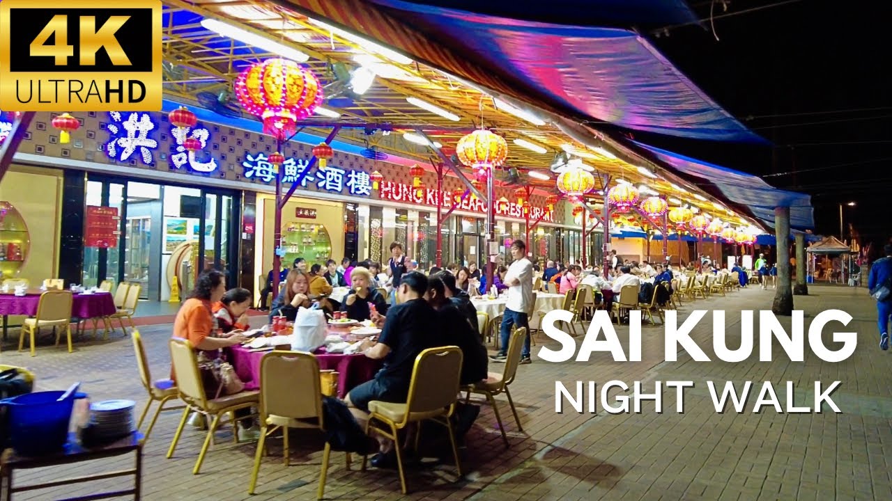 Discover the charm of Sai Kung’s famous seafood dining area.