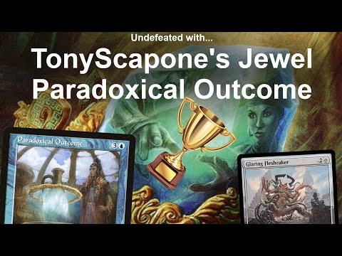A COVETED OUTCOME! Legacy Mono-Blue Coveted Jewel Paradoxical Outcome Combo from TonyScapone MTG 5-0
