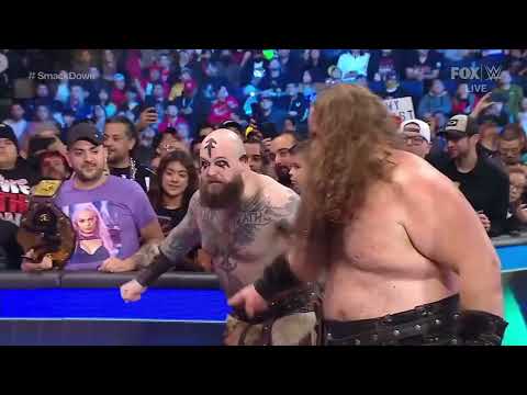 The Viking Raiders Brutally Attack Sheamus and Drew McIntyre - WWE SmackDown 1/27/2023