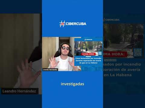 Una reparación de gas termina con cinco trabajadores hospitalizados en La Habana
