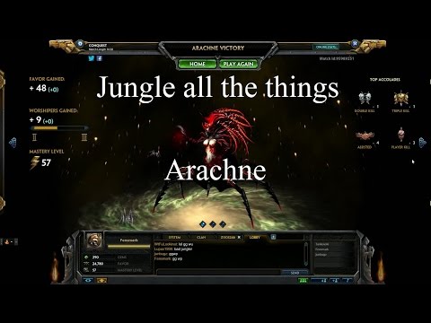 Smite: Jungle all the things part 34 - Arachne