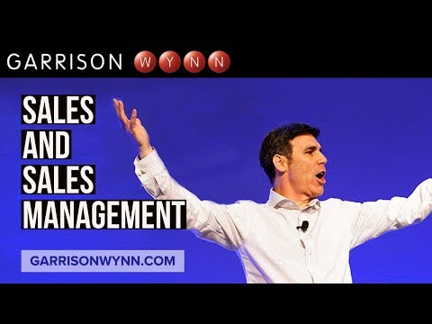 Motivational Sales Speaker and Sales Management Speaker Garrison Wynn