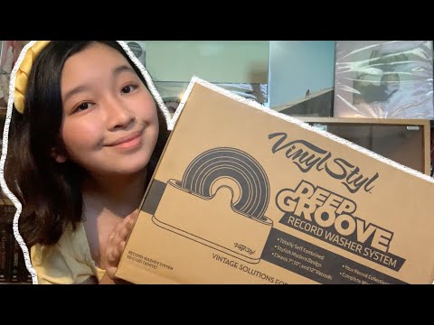 Cleaning my records using VinylStyl Deep Groove Record Washer System