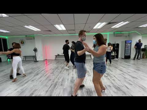 Caliente Dance Studio Singapore Bachata social combo dance demo to DJ Sasha X - Bad Intentions