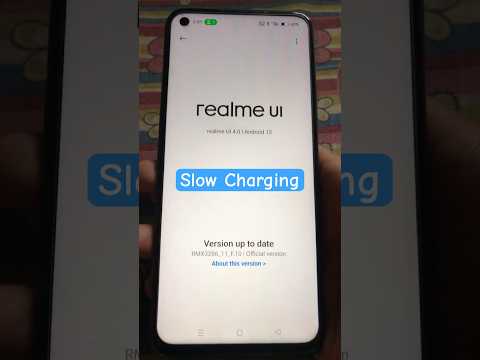 Slow Charging After Software Update On Realme Narzo 50