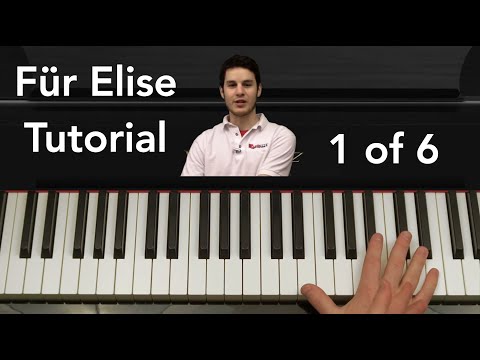 How to Play Für Elise by Beethoven Piano Tutorial Part 1 of 6