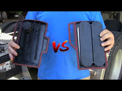 Maintenance free crankcase filter vs regular filter