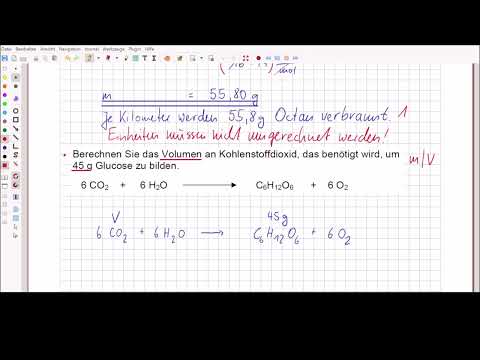 Chemisches Rechnen Tutorial Masse und Volumen einfach und simpel