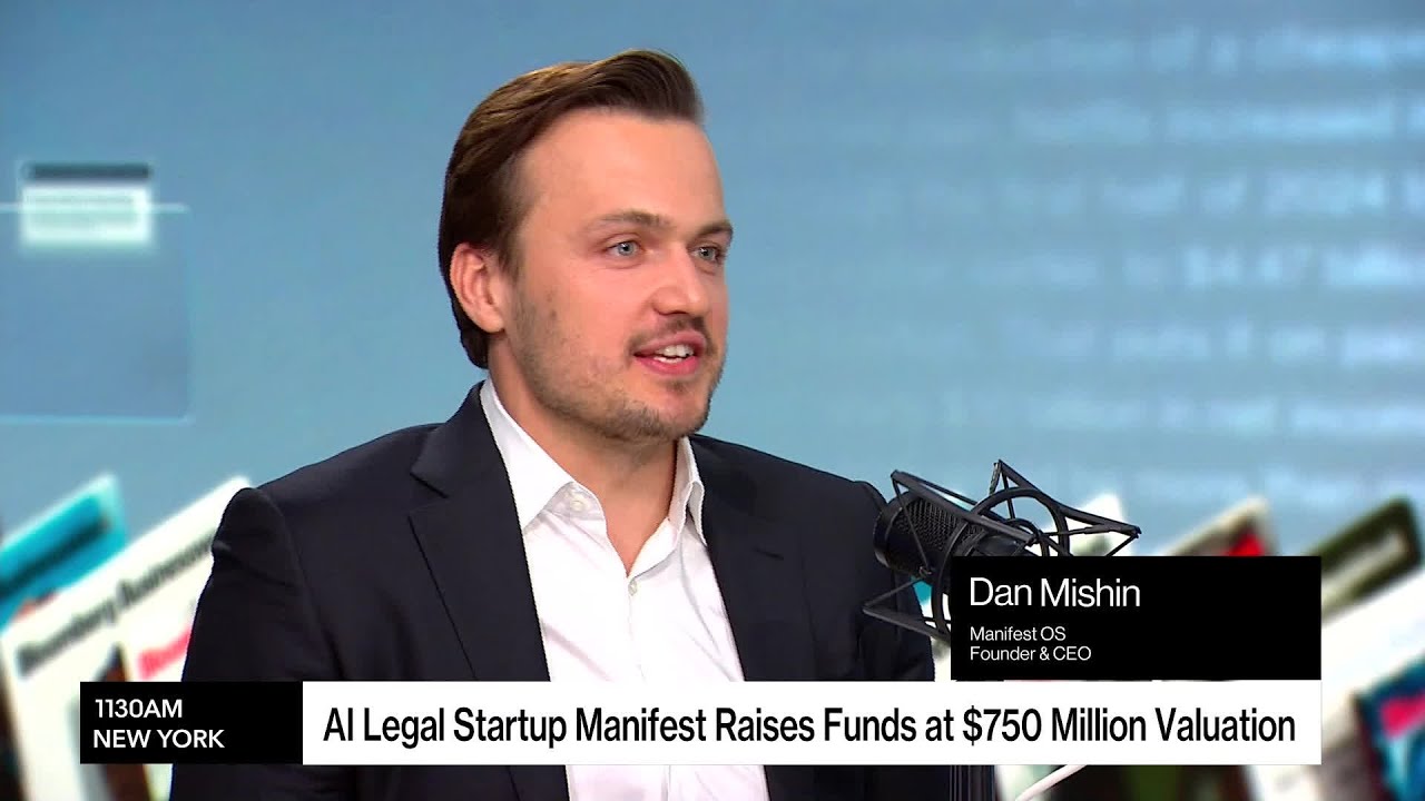 AI Legal Firm Manifesto OS Raises Funds at $750 Million Valuation - Bloomberg Podcast