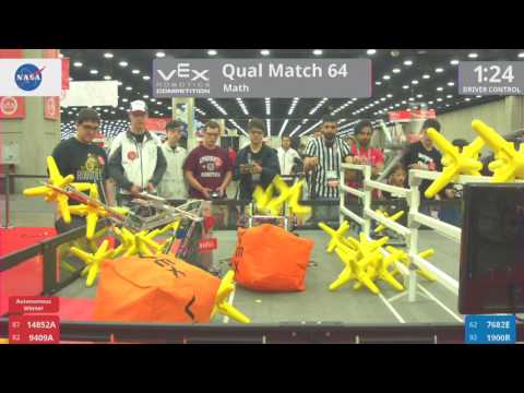 7682E Wingus & Dingus - VEX Worlds - StarStruck - Math - Q64
