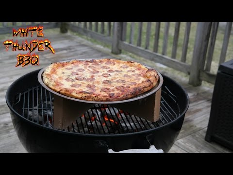 A MELHOR pizza grelhada | Pizza em uma churrasqueira Weber | Noções básicas de churrasco