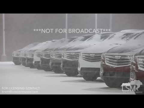 02-19-2018 Sioux Falls, SD Heavy Snow Whiteout Conditions