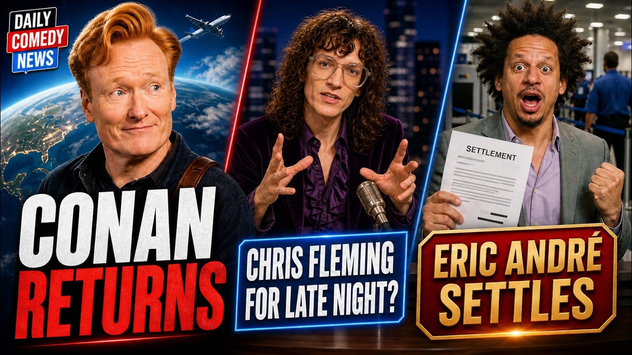DCN Live  x Pool Robot: Conan O’Brien Must Go Returns as New York Comedy Festival Adds 100 Shows