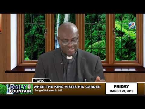 DAILY FOUNTAIN OF MARCH 29, 2019 - REV'D JONATHAN AMAKO