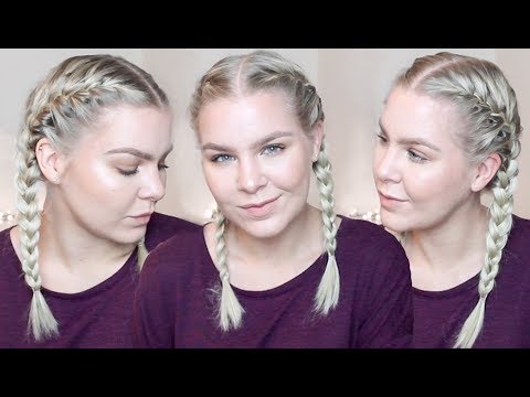 How To French Braid Your Own Hair Step By Step For...