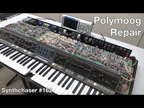 Moog Polymoog Repair - Dead/Incorrect Sounding Keys - Synthchaser #162
