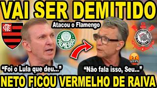 VELLOSO DEMITIDO?! NETO FICOU P**TO AO VIVO! 