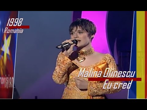 eurovision 1998 Romania 🇷🇴 Malina Olinescu - Eu cred ᴴᴰ
